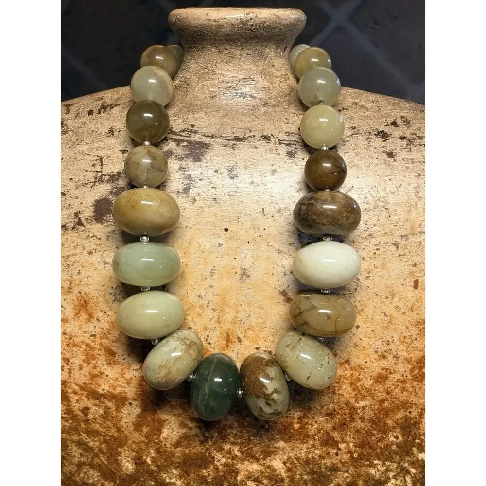 Amy Kahn Russell (AKR) Sterling Silver & Multi Stone Necklace & Bracelet Set